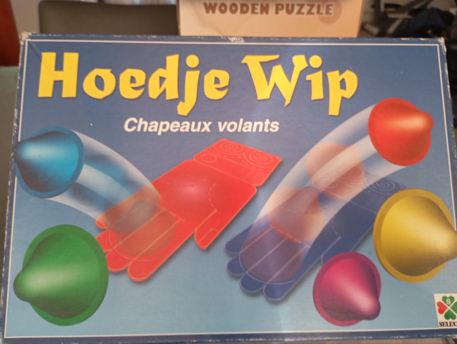 Hoedje Wip - Klassiek behendigheidsspel voor jong en oud, Een of twee spelers, Ophalen of Verzenden, Gebruikt, Selecta