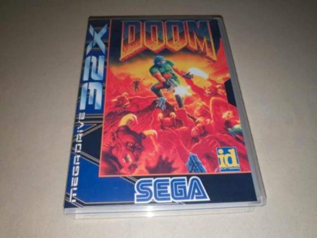 Doom Sega 32X Game Case, Spelcomputers en Games, Games | Sega, Zo goed als nieuw, Mega Drive, Shooter, 1 speler, Vanaf 3 jaar
