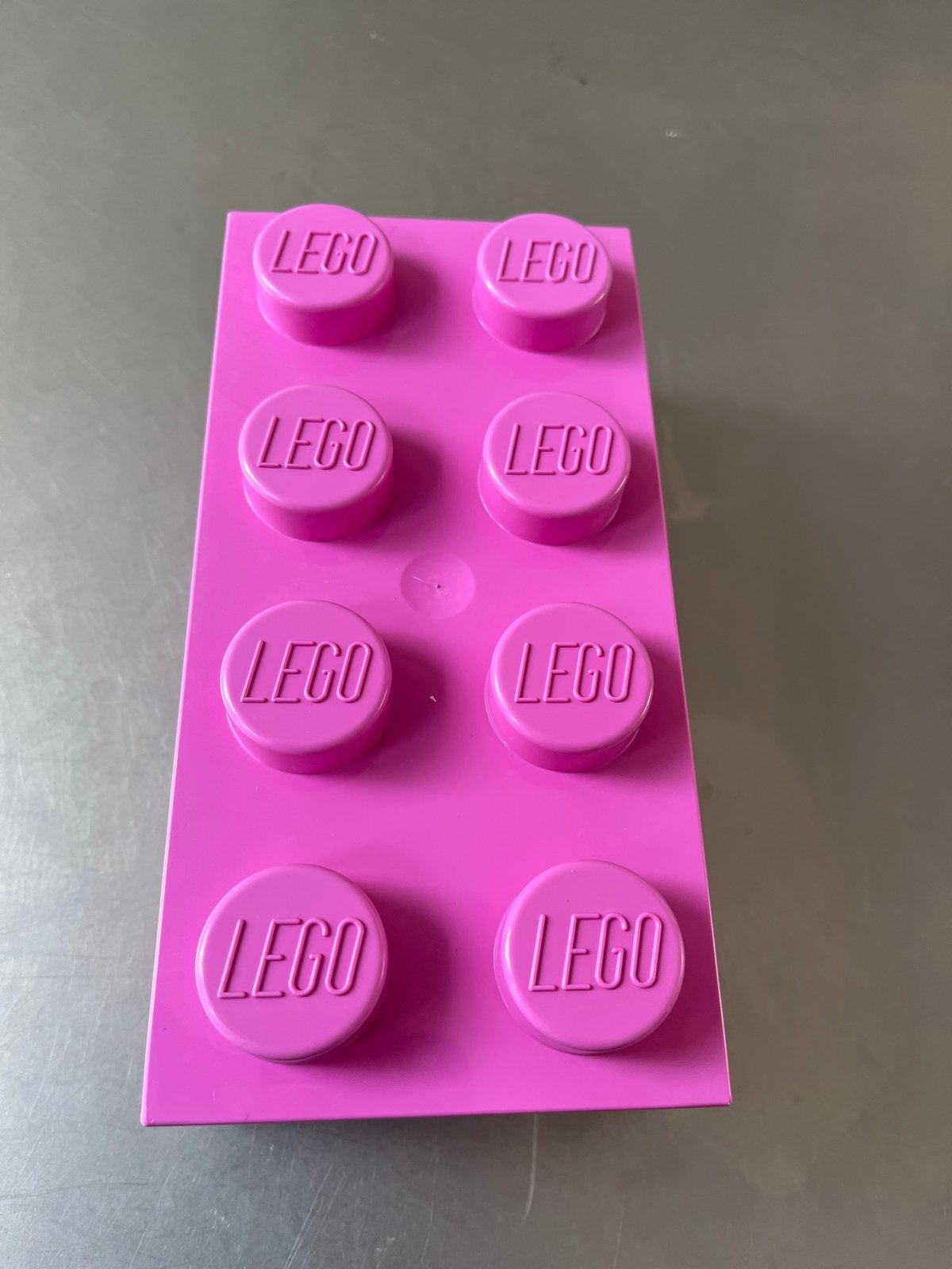 Roze Lego Broodtrommel, Ophalen of Verzenden, Gebruikt