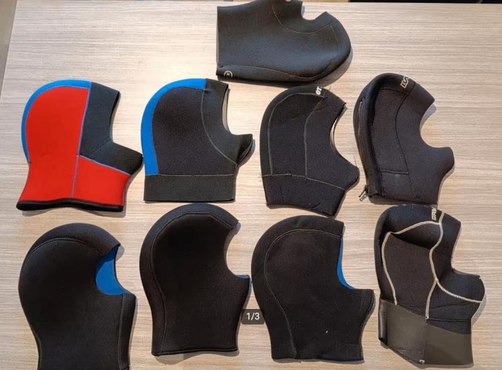 Duikcap en surfcaps in maat XS, S, M, XL, Gebruikt, Overige typen, Ophalen of Verzenden