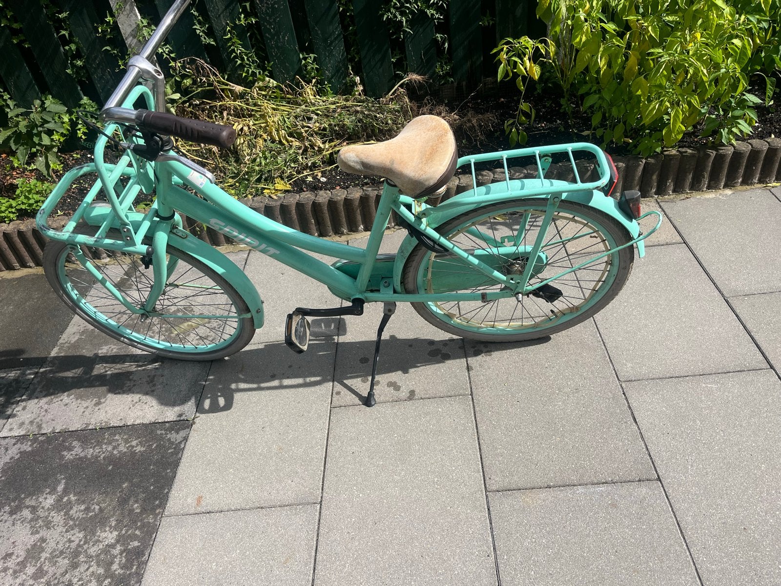 Spirit transportfiets - Mintgroen 24 inc, Overige merken, Terugtraprem, Gebruikt, Ophalen of Verzenden