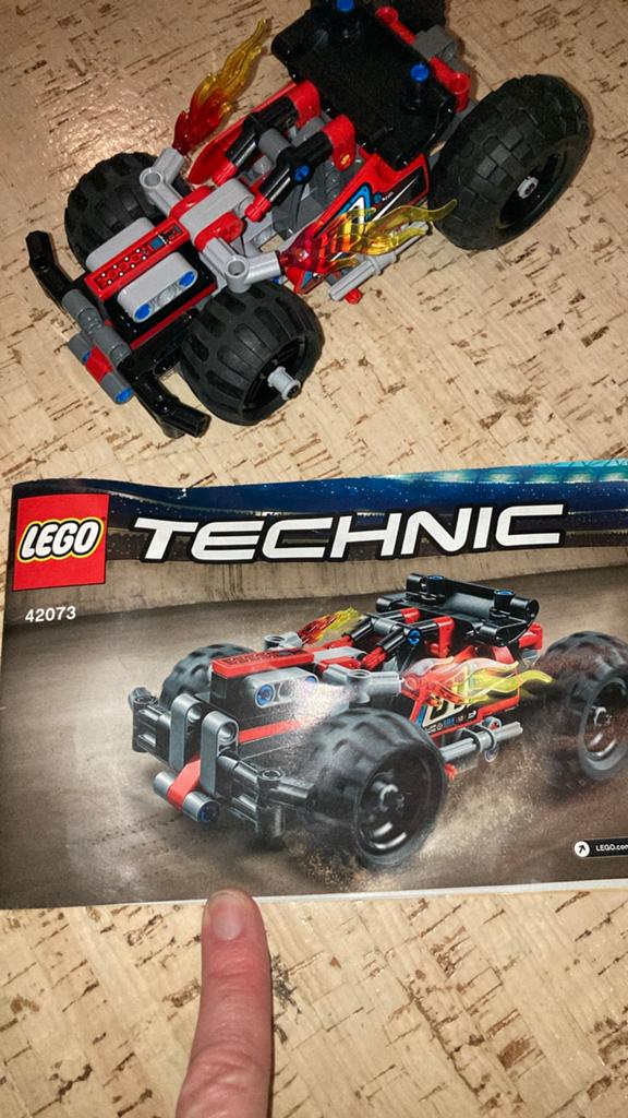 Lego Technic 42073 BASH! Compleet, Gebruikt, Lego, Ophalen of Verzenden, Complete set