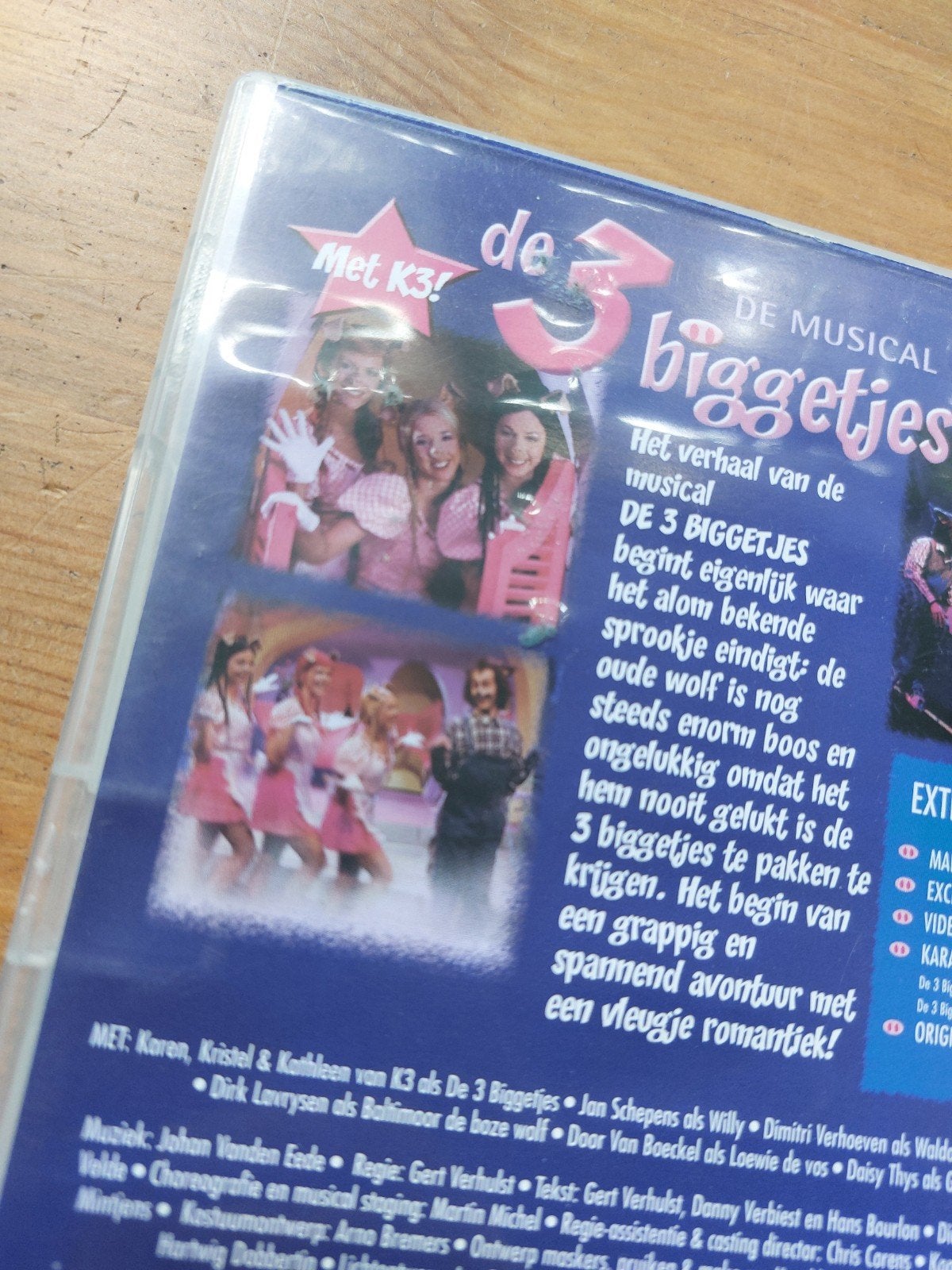 K3 DVD de 3 biggetjes musical, Alle leeftijden, Ophalen of Verzenden