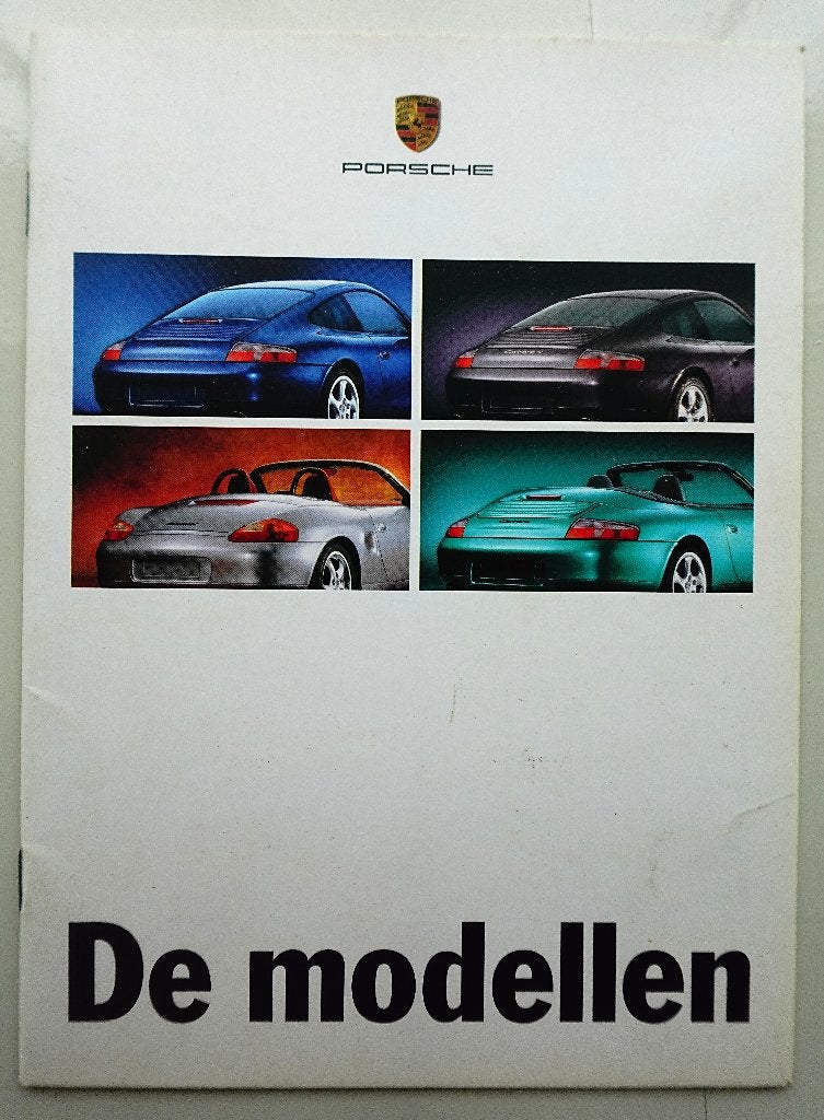 1998 Folder Porsche 911 Carrera Cabriolet 4 Coupé Boxster, Ophalen of Verzenden, Gelezen, Porsche