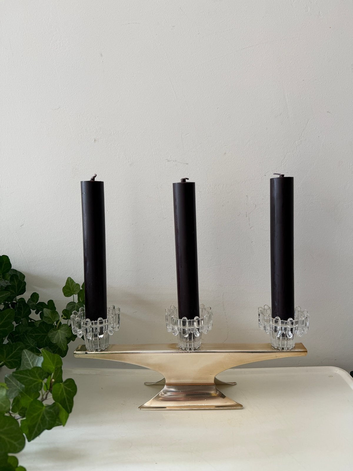 Mid Century kandelaar, Antiek en Kunst, Ophalen of Verzenden