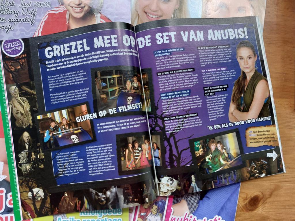 Tina bladen het huis anubis, Ophalen of Verzenden