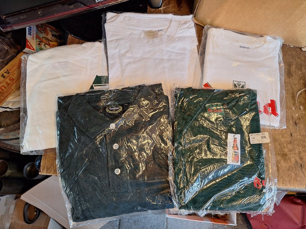 Oude Brand bier T-shirts en polo shirt maat XXL nieuw!, Ophalen of Verzenden, Nieuw, Kleding, Brand
