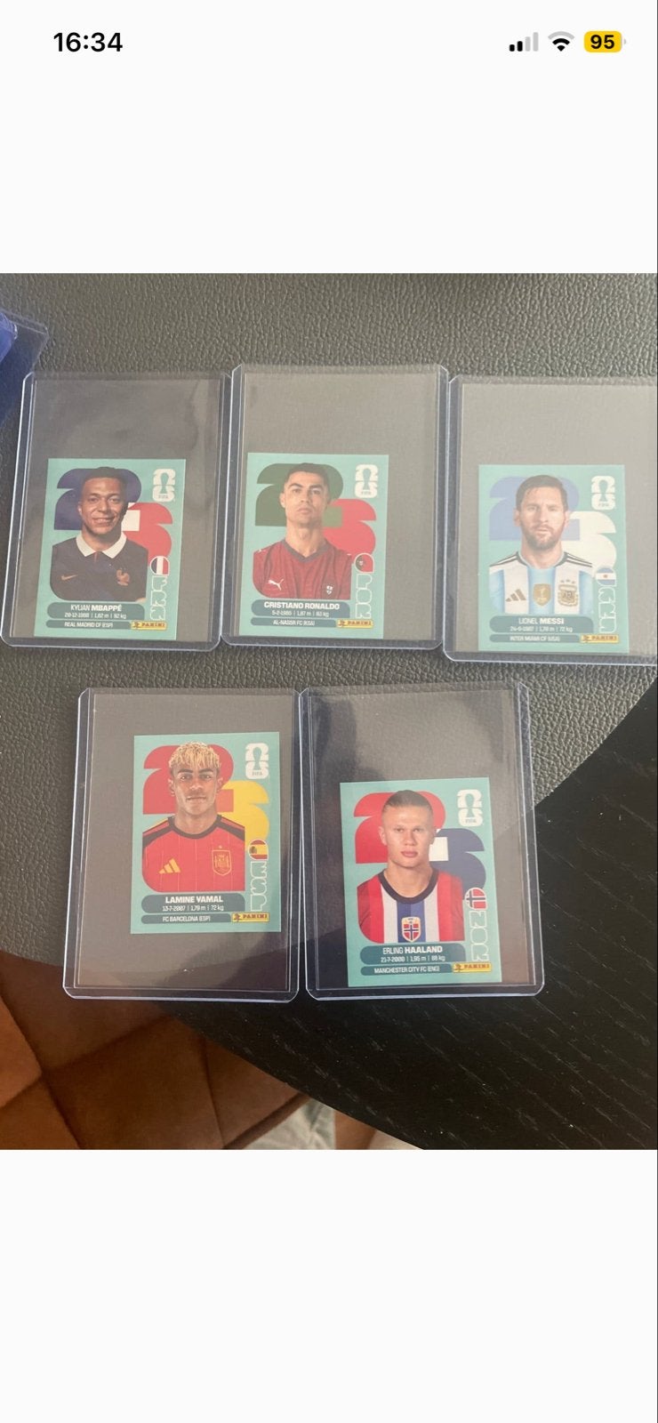 Panini Voetbal Kaarten - Topspelers, Ophalen of Verzenden, Zo goed als nieuw, Buitenlandse clubs, Spelerskaart