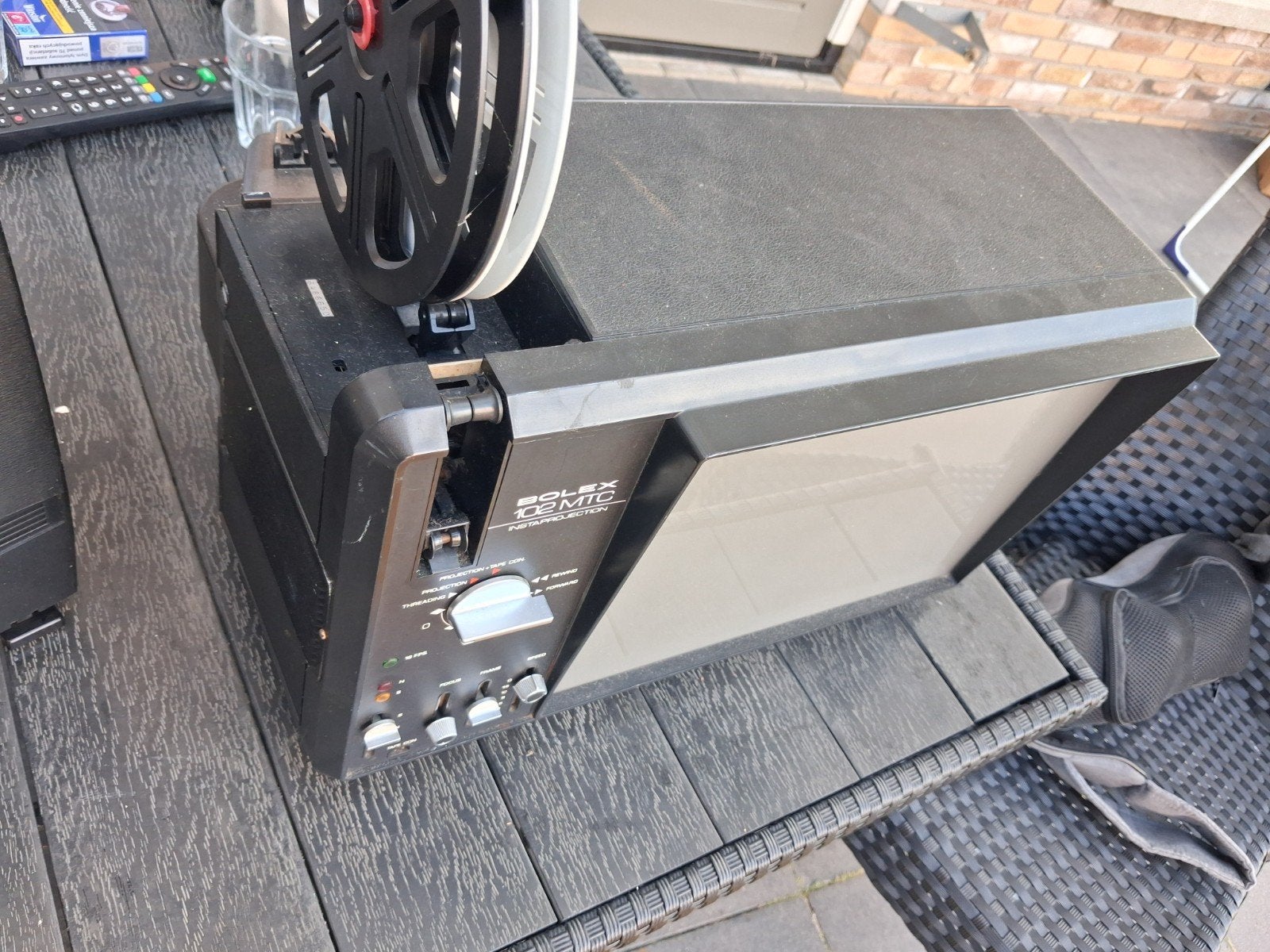 Bolex 102 MTC Instaprojection 8mm filmprojector, Ophalen of Verzenden, 8mm film