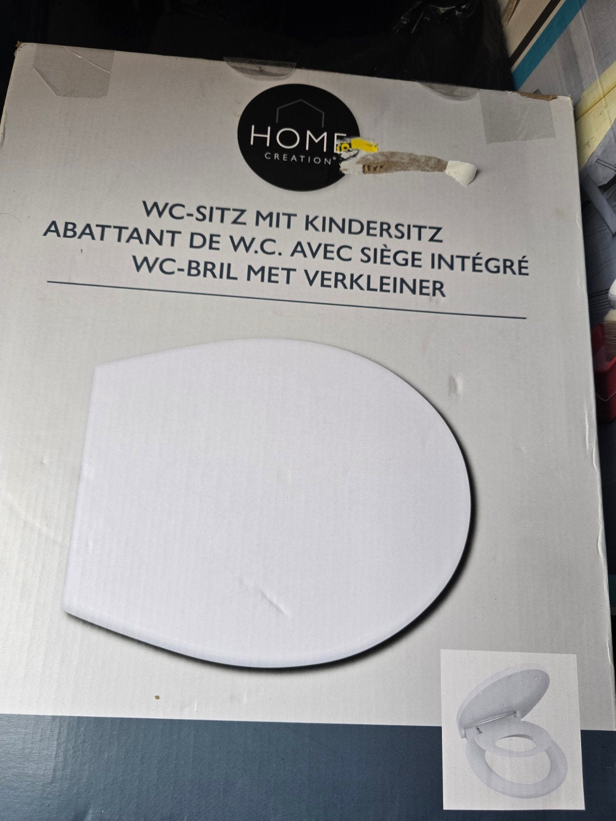 WC-bril met kinderzitje - Nieuw in doos, Doe-het-zelf en Verbouw, Ophalen, Nieuw, Toilet