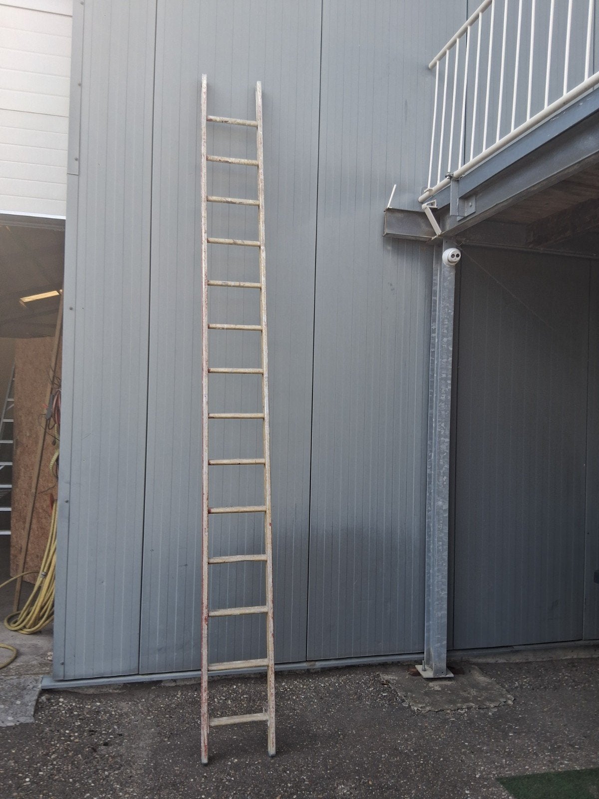 aluminium ladder 4 meter, Doe-het-zelf en Verbouw, Ladders en Trappen, Ophalen, Gebruikt, 4 meter of meer