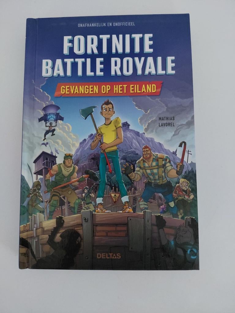 Fortnite Battle Royale: Gevangen op het Eiland - Boek, Boeken, Ophalen, Zo goed als nieuw, Mathias Lavorel, Fictie