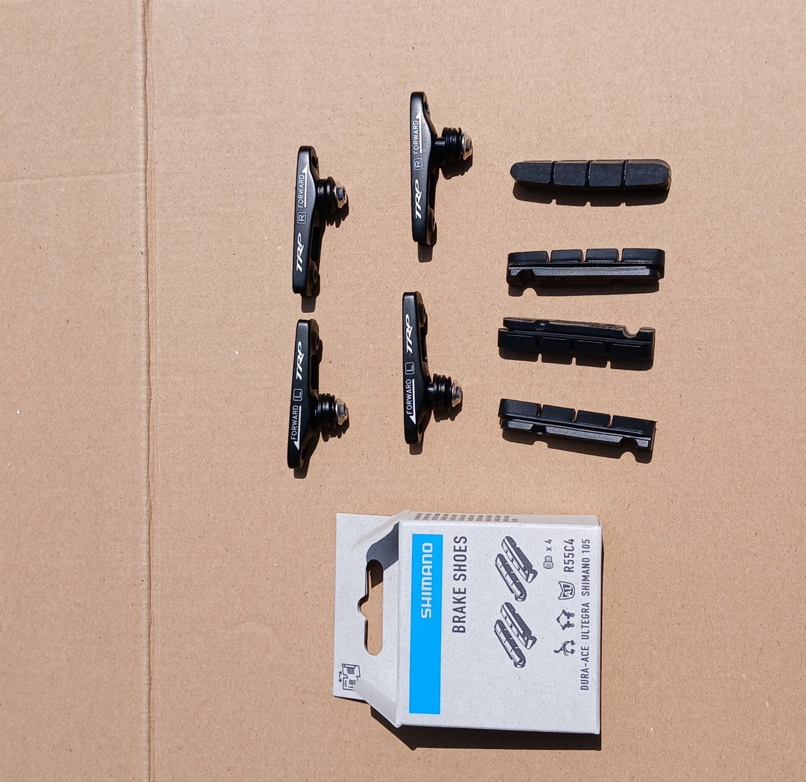 TRP / shimano remschoenset - nieuw, Nieuw, Ophalen of Verzenden, TRP, Remmen