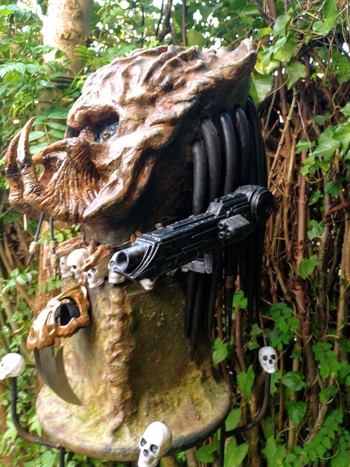 Unieke Predator buste statue!, Ophalen of Verzenden, Zo goed als nieuw, Film, Beeldje, Replica of Model