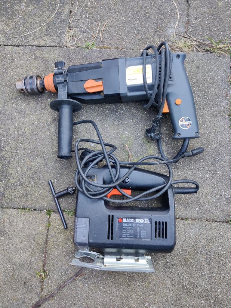 Boormachine en Jigsaw - Werkt goed, Ophalen of Verzenden