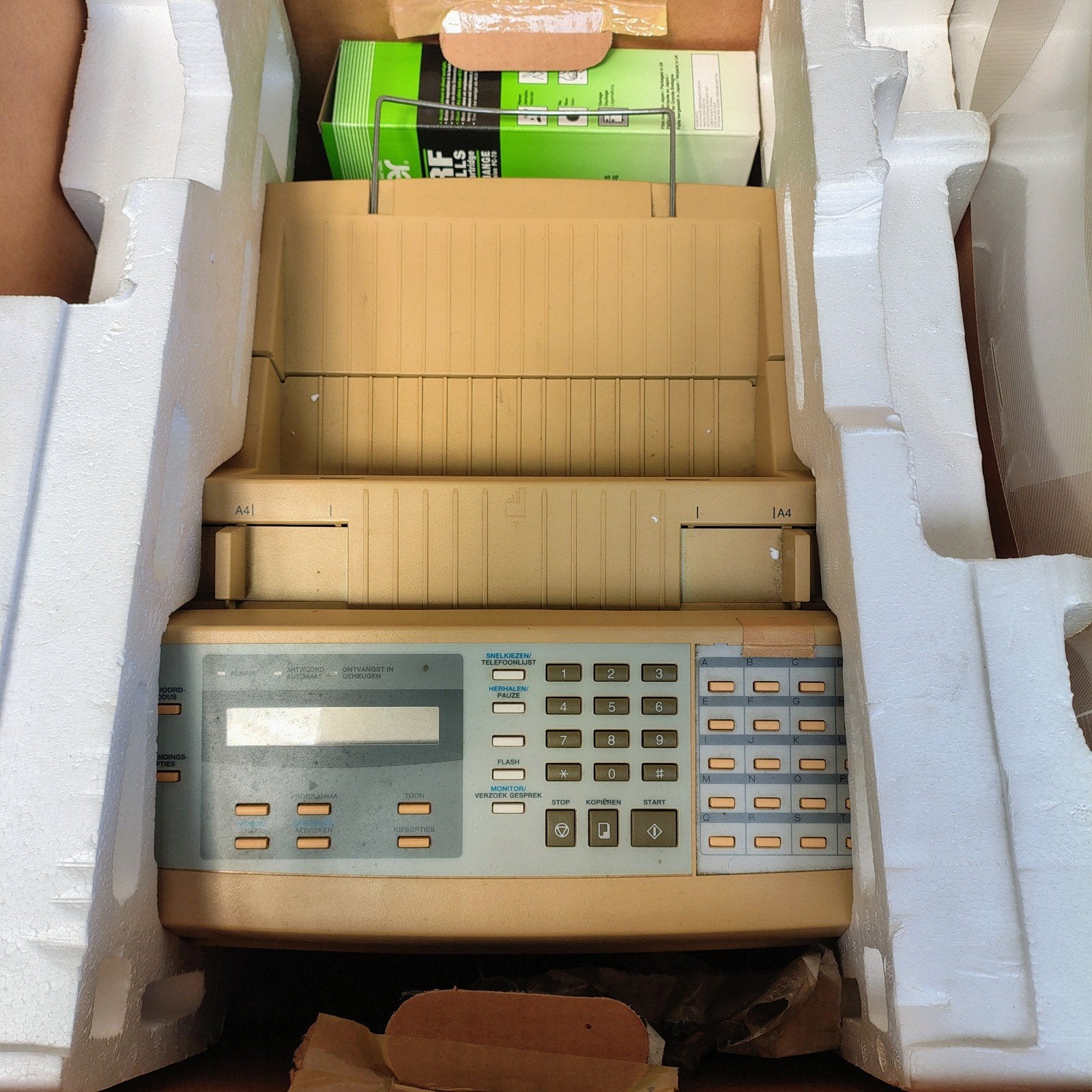Amstrad PPF1000 vintage fax/kopieerapparaat in doos, Ophalen of Verzenden