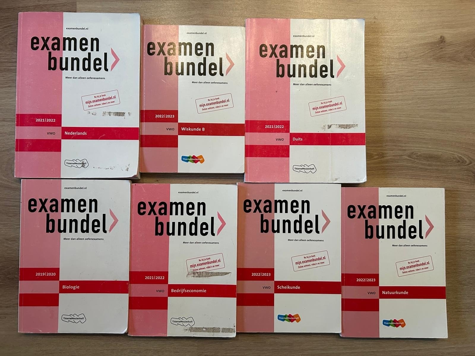 Examenbundels VWO diverse vakken 2019-2023, Boeken, Schoolboeken, Ophalen, Gelezen, VWO, Nederlands