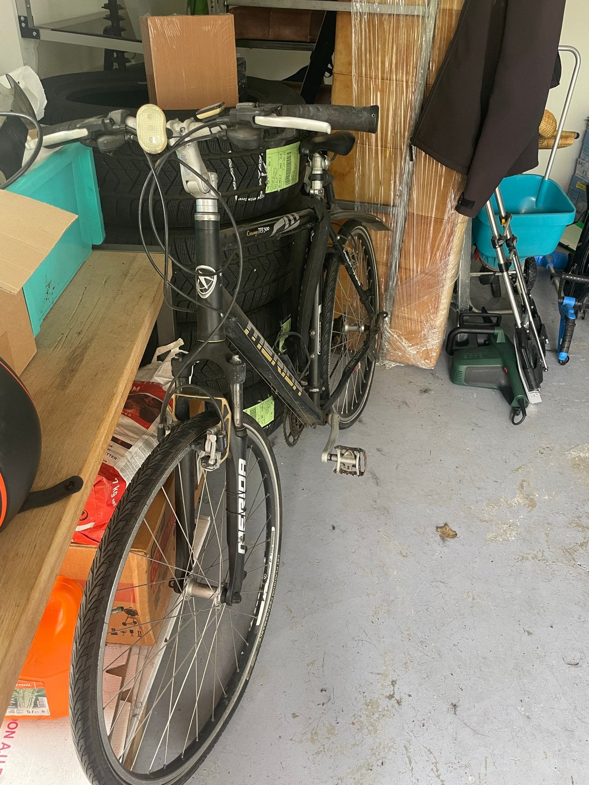 Merida Crossway TFS 500 Herenfiets - Gebruikt, Fietsen en Brommers, Gebruikt, Velgrem, Versnellingen, 53 tot 57 cm