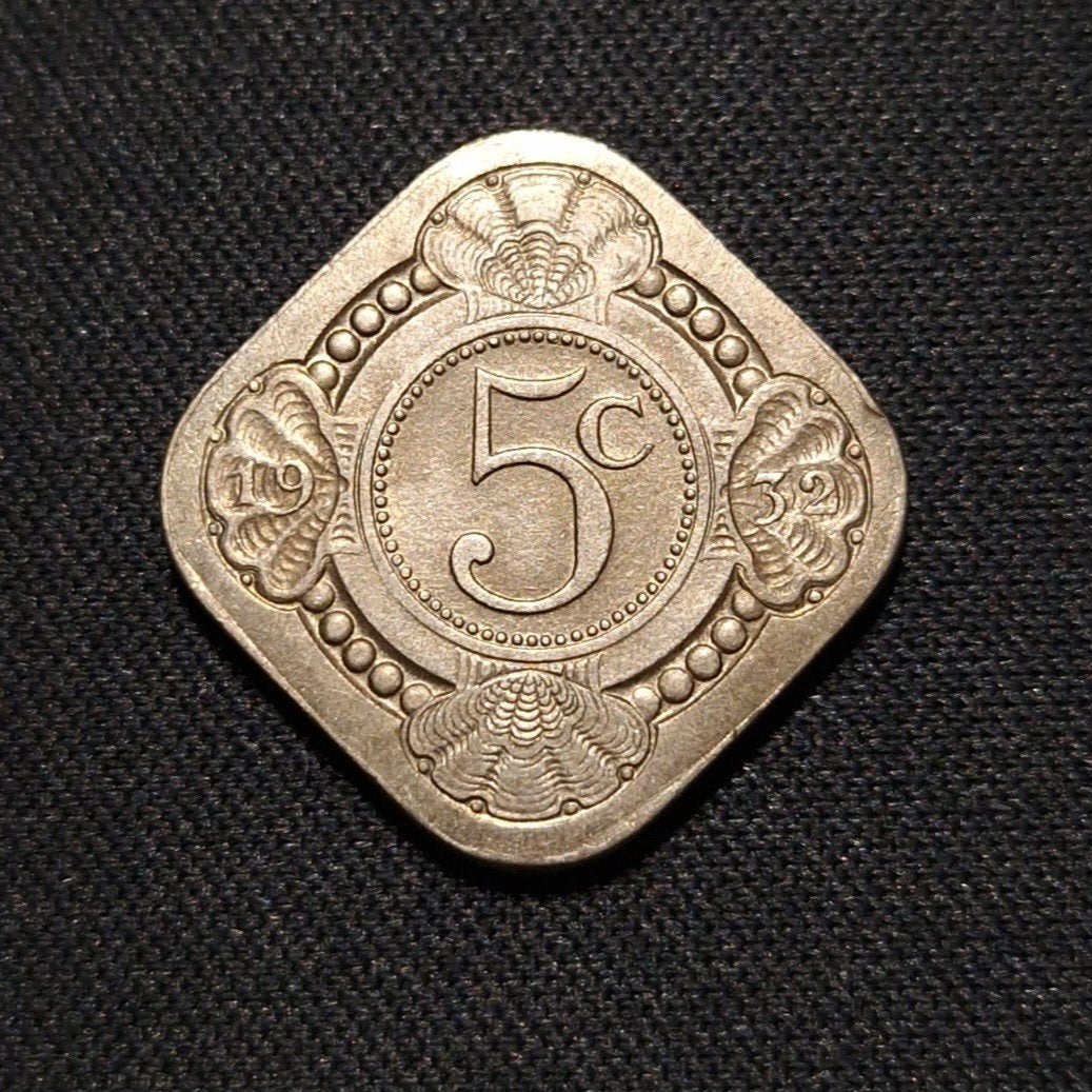5 cent 1932, Verzenden, Koningin Wilhelmina, 5 cent, Losse munt