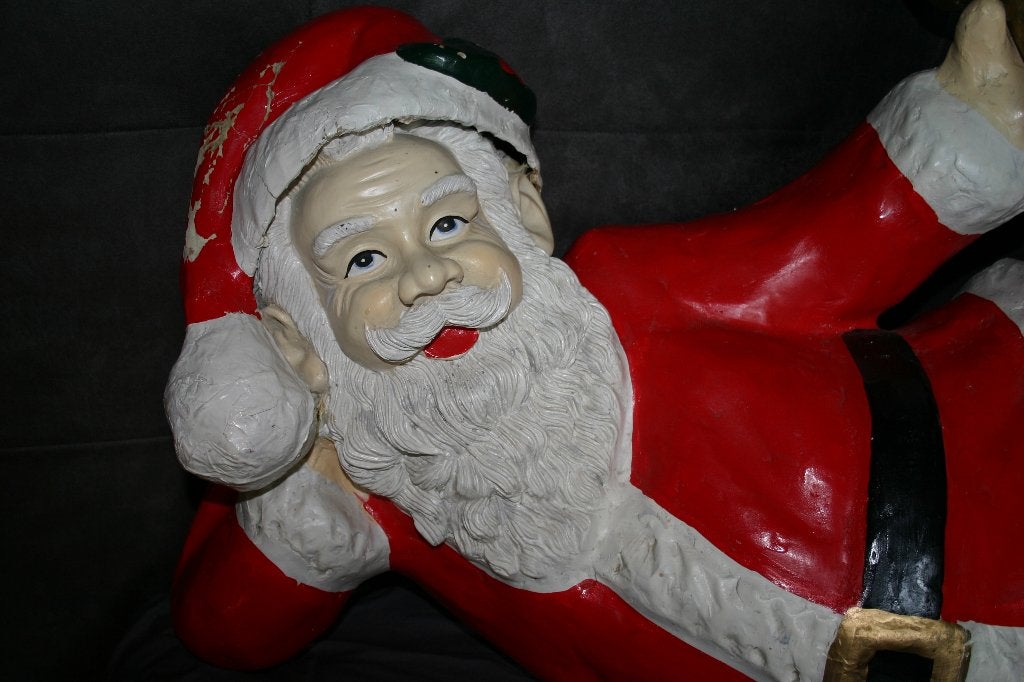 Vintage  Kerstman uit de jaren 80 van de vorige eeuw, Ophalen, Gebruikt