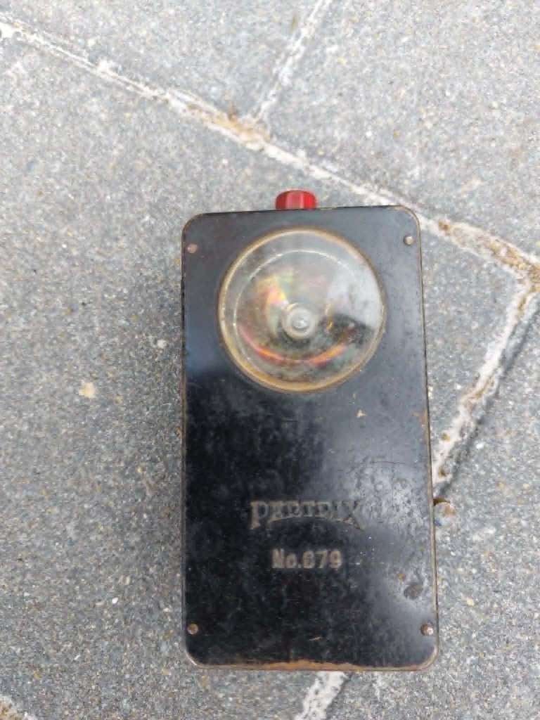 Duitse WO2 Pertrix zaklamp, Verzamelen, Ophalen of Verzenden, Landmacht, Duitsland, Overige typen