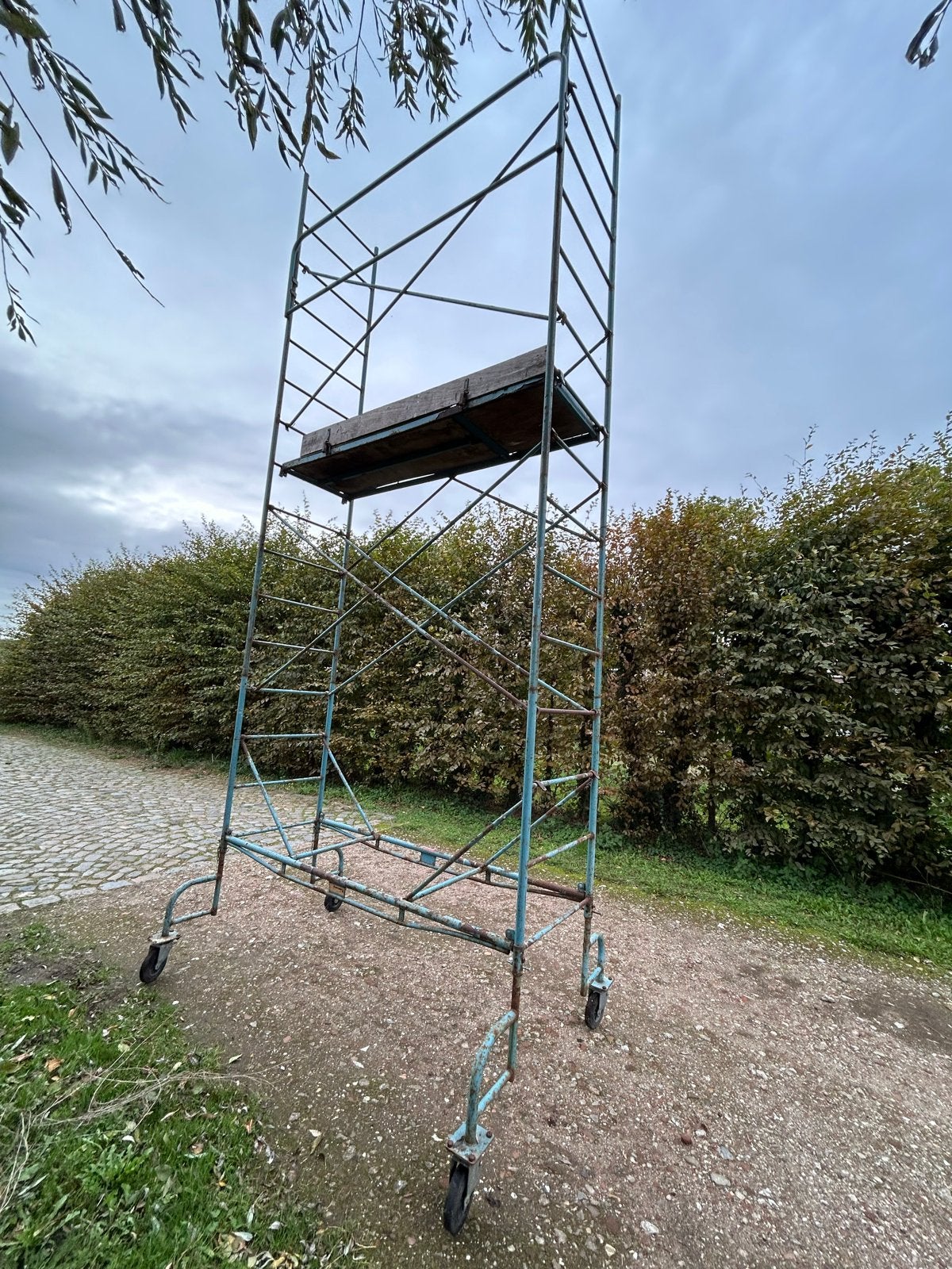 Degelijke Comabi rolsteiger - 5.30m Hoog, Ophalen, Gebruikt, Rolsteiger of Kamersteiger, 5 meter of hoger