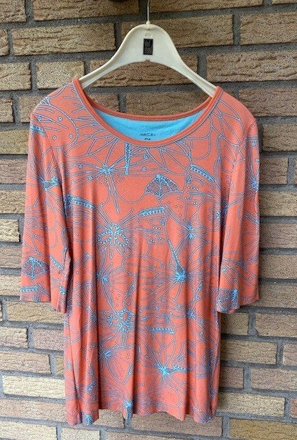 Oranje top van Marccain N3 / 38 - 40, Maat 38/40 (M), Verzenden, Nieuw, Oranje