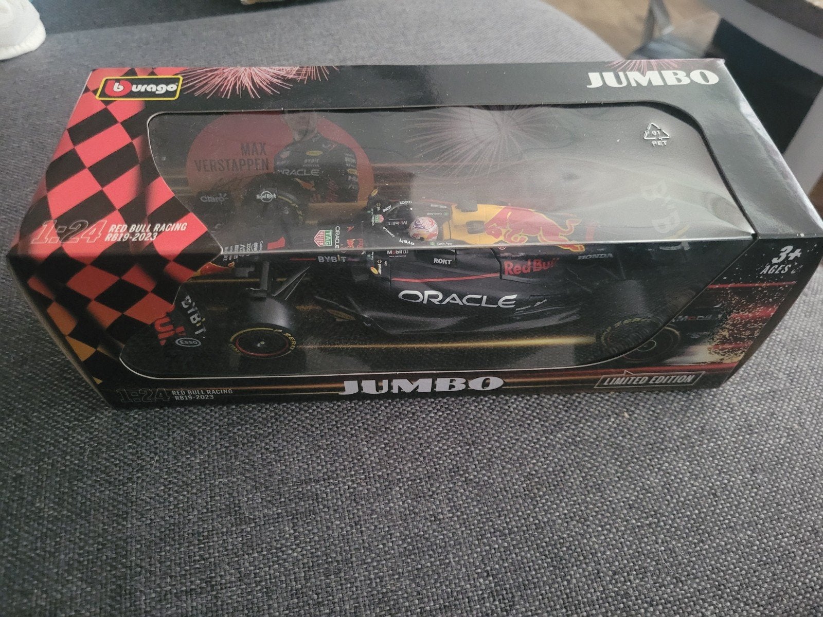 Jumbo red bull racing RB19-2023, Hobby en Vrije tijd, Modelauto's | 1:24, Ophalen of Verzenden, Nieuw, Auto, Bburago