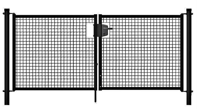 Dubbele tuinpoort 200 x 120 centimeter! Groen., Tuin en Terras, Tuinpoorten, Ophalen, S, 100 tot 150 cm, 150 tot 200 cm