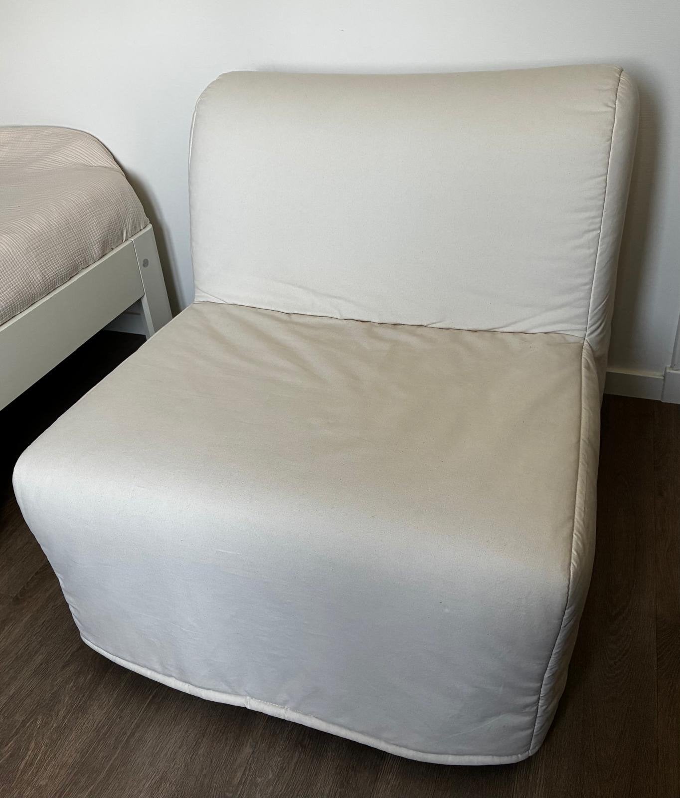 IKEA Slaapfauteuil, Huis en Inrichting, Fauteuils, Gebruikt, Stof, 50 tot 75 cm, 75 tot 100 cm, Ophalen