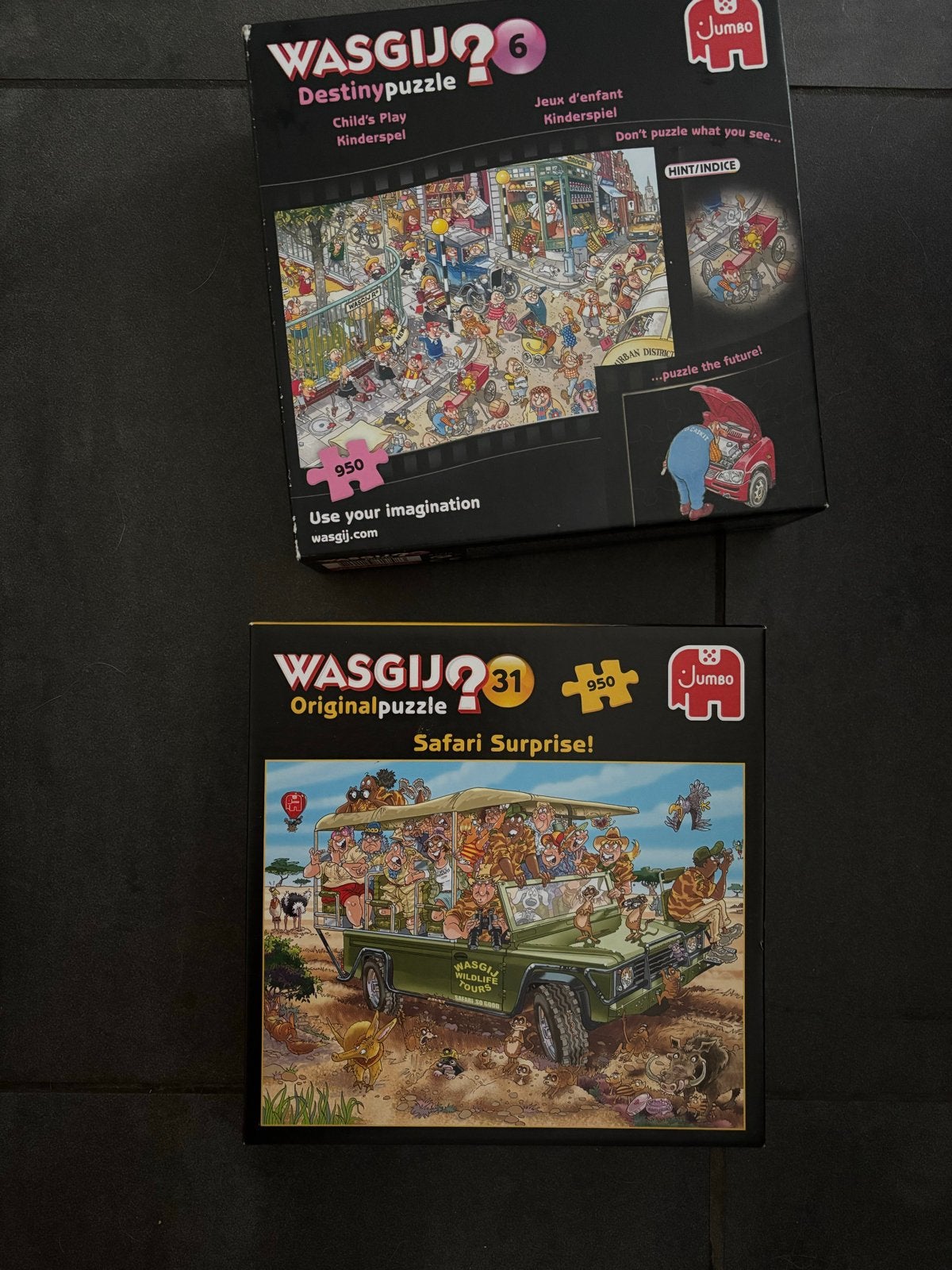 Wasgij Puzzels: Destiny 6 & Original 31 (950 stukjes), Ophalen, 500 t/m 1500 stukjes, Zo goed als nieuw, Legpuzzel