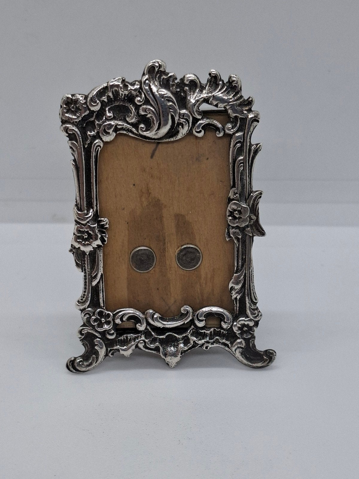 Antiek Zilveren Fotolijstje, begin 1900, 7 cm, Ophalen of Verzenden