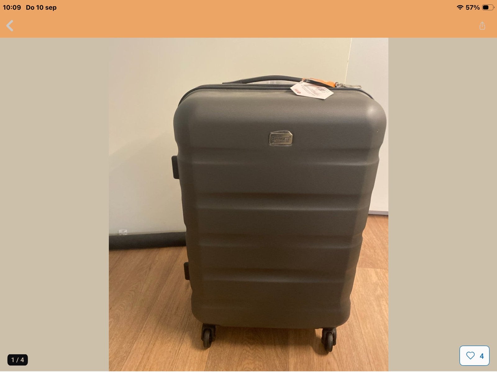 Princes traveller koffer. Nieuw., Ophalen, 50 tot 60 cm, Hard kunststof, Nieuw