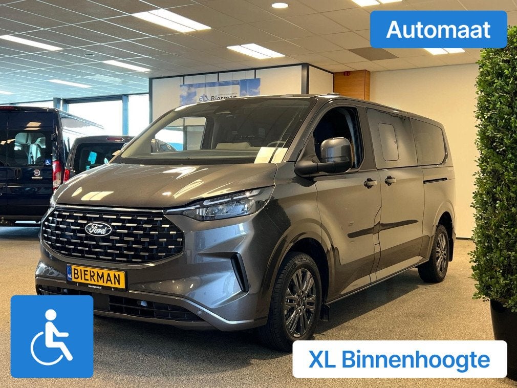 Ford Tourneo Custom (bj 2026, automaat), Auto's, Ford, Automaat, Stof, Gebruikt, 4 stoelen