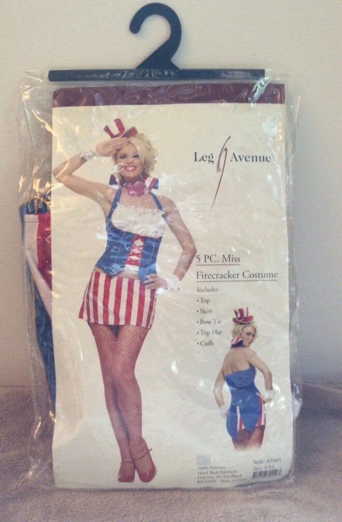 Leg Avenue - Miss Firecracker - size M / L - 4th July, Kleding | Dames, Carnavalskleding en Feestkleding, Maat 38/40 (M), Verzenden