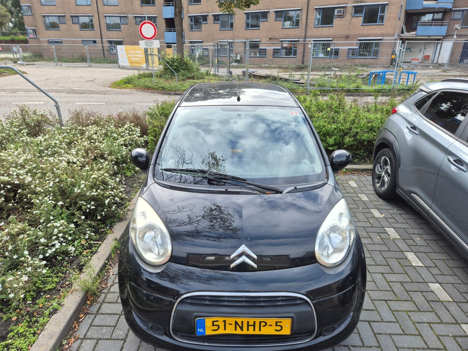 Citroën C1 5-DRS 2010 Zwart 160.000km, Voorwielaandrijving, Stof, Zwart, 4 stoelen