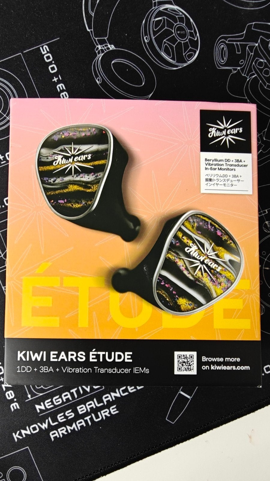 Kiwi Ears Etude In-Ear Monitors (IEMs), Ophalen of Verzenden, Nieuw