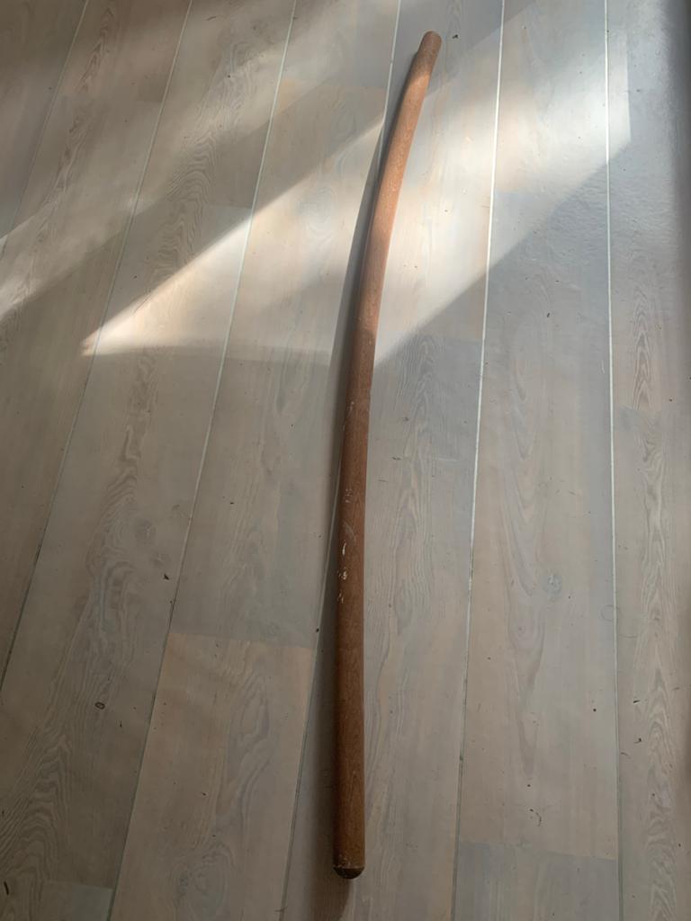 Nieuwe hardhouten gebogen trapleuning, complete set, Ophalen, Nieuw, Trap, Minder dan 2 meter