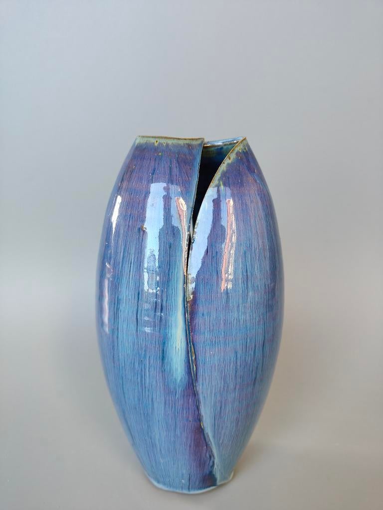 Ed Meissenberg keramiek steengoed sculptuur vaas MCM, Antiek en Kunst, Antiek | Keramiek en Aardewerk, Verzenden