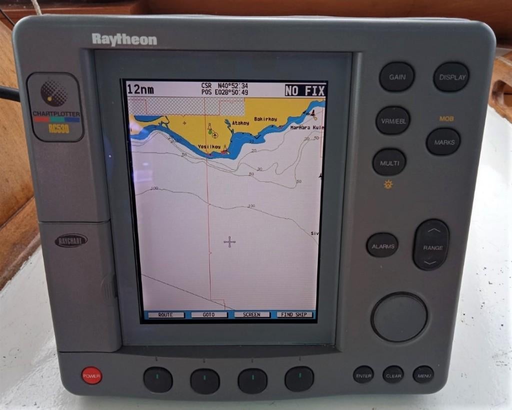 Raymarine Raytheon Autohelm RC530 Kaartplotter Plotter, Watersport en Boten, Ophalen of Verzenden, Gebruikt, Kaartplotter of Fish Finder