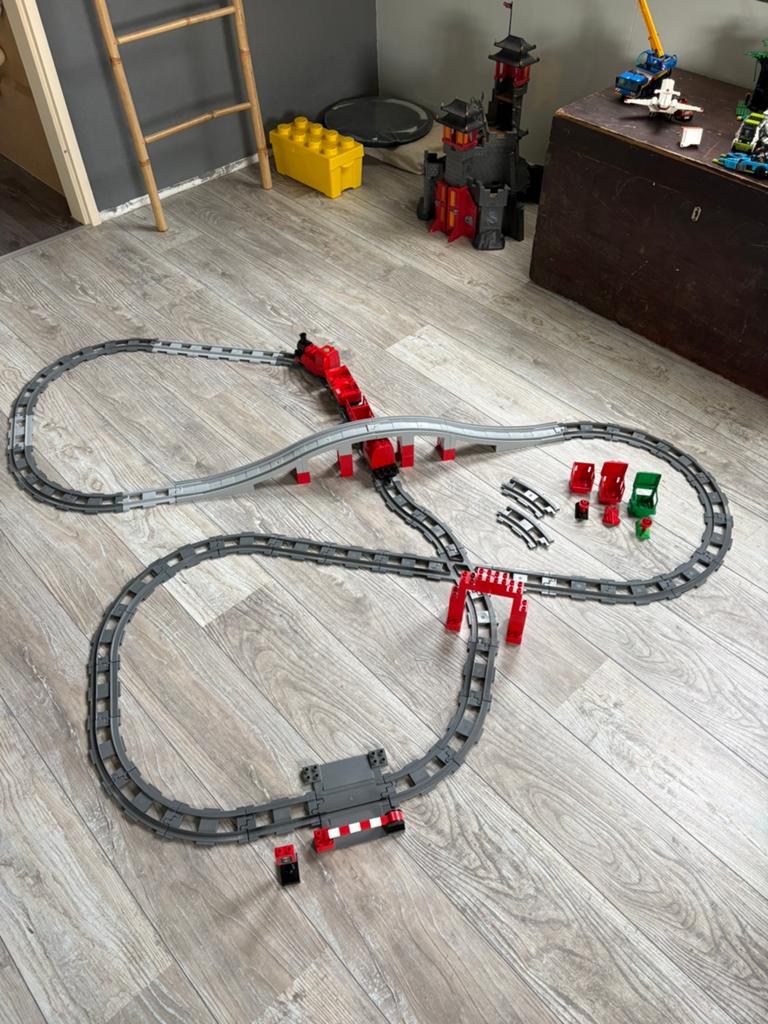 Dulpo trein, Kinderen en Baby's, Speelgoed | Duplo en Lego, Ophalen of Verzenden, Gebruikt, Duplo