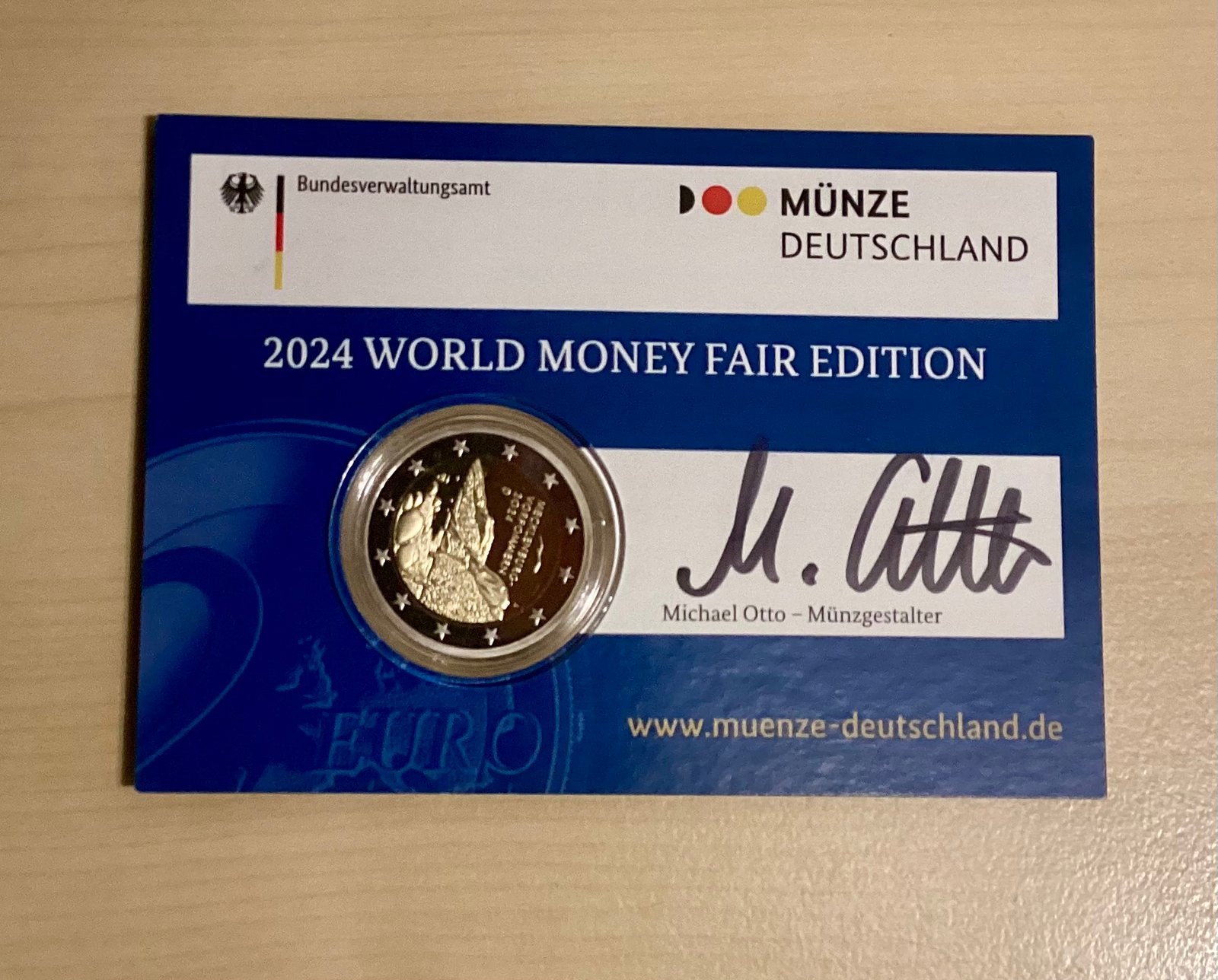 2 euro Proof Mecklenburg Vorpommern World Money Fair editie, Verzenden, Duitsland, 2 euro