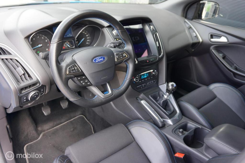 Ford Focus 1.6 EcoBoost RS LSD Look 197 PK Apple Carplay, Auto's, Ford, Gebruikt, 4 cilinders, Blauw, Bedrijf