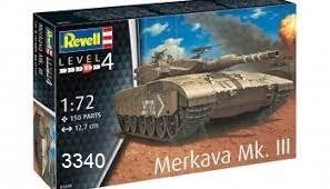 Modelbouw Revell 1:72 Tank Merkava MKIII 3340 modeltank., Revell, Nieuw, Ophalen of Verzenden, Tank