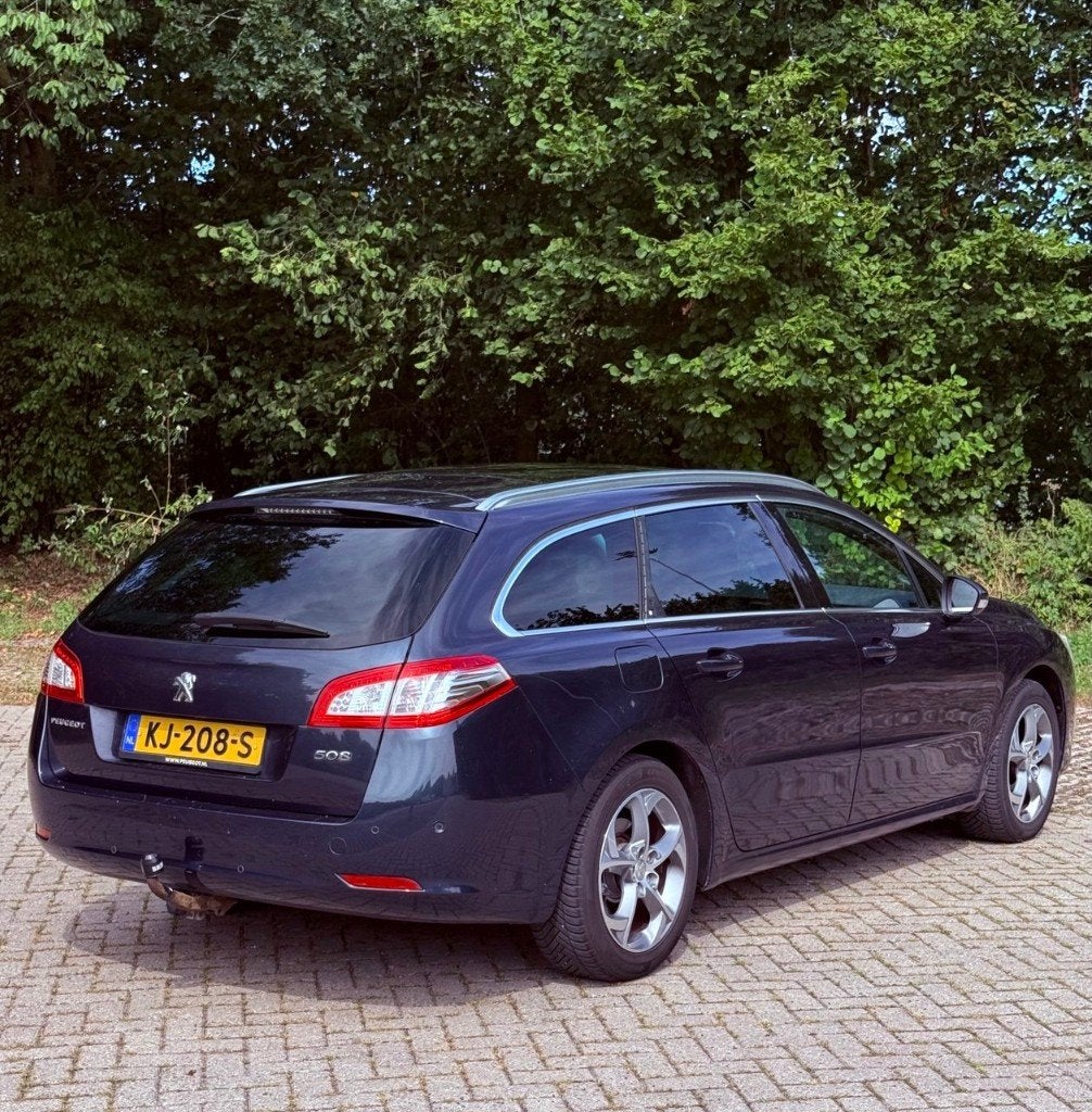 Peugeot 508, SW 1.6 e-THP 2016 automaat panorama NEW APK, Stof, 164 pk, 4 cilinders, Blauw