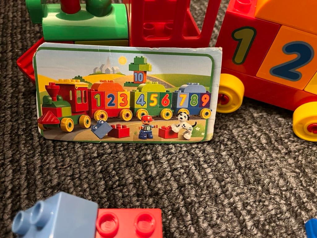 LEGO DUPLO mijn getallentrein 10558, Ophalen, Zo goed als nieuw, Duplo