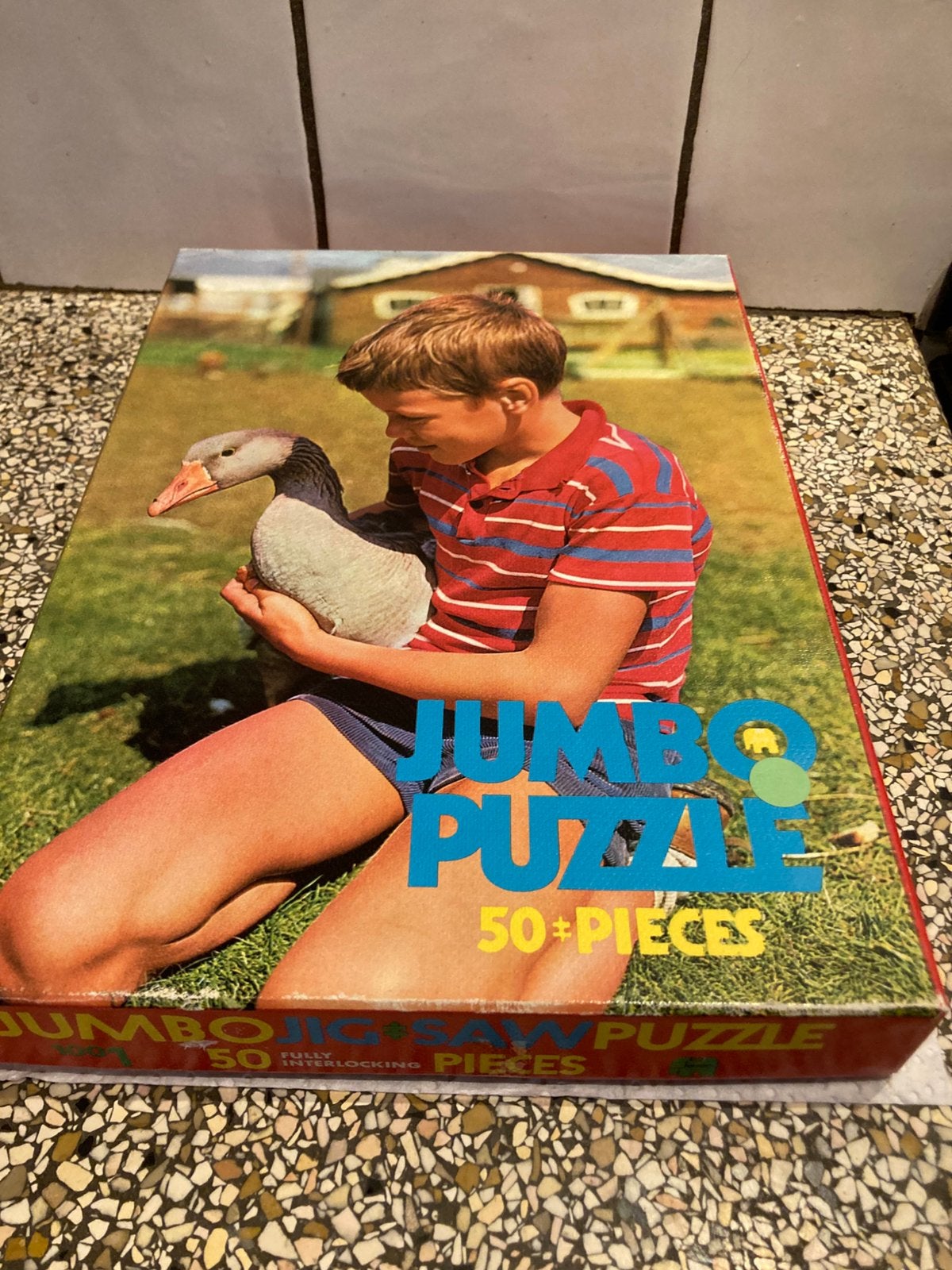 Leuke jumbo puzzel, Ophalen of Verzenden, Minder dan 500 stukjes, Zo goed als nieuw