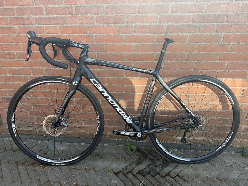 Cannondale Synapse 105 Disc (maat 51), Fietsen en Brommers, Fietsen | Racefietsen, Aluminium, 49 tot 53 cm, Zo goed als nieuw