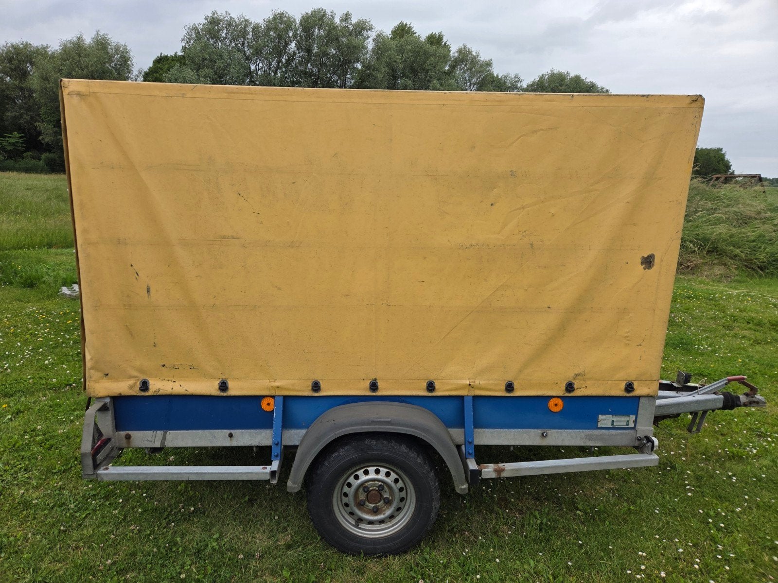 Aanhangwagen met huif - Ideaal voor transport, Auto diversen, Aanhangers en Bagagewagens, Ophalen, Gebruikt