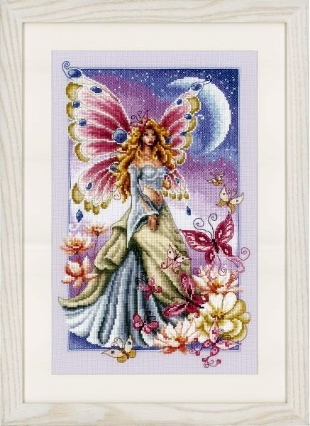 Borduurpakket Butterfly fairy pn0148079, ., Nieuw, Ophalen of Verzenden, .